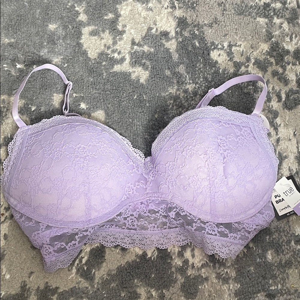 Lace Lavender Bralette